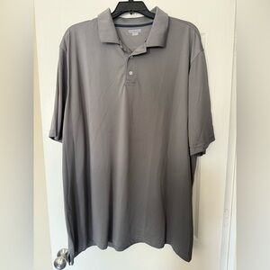 Men's Charcoal Polo Shirt- 4XLT